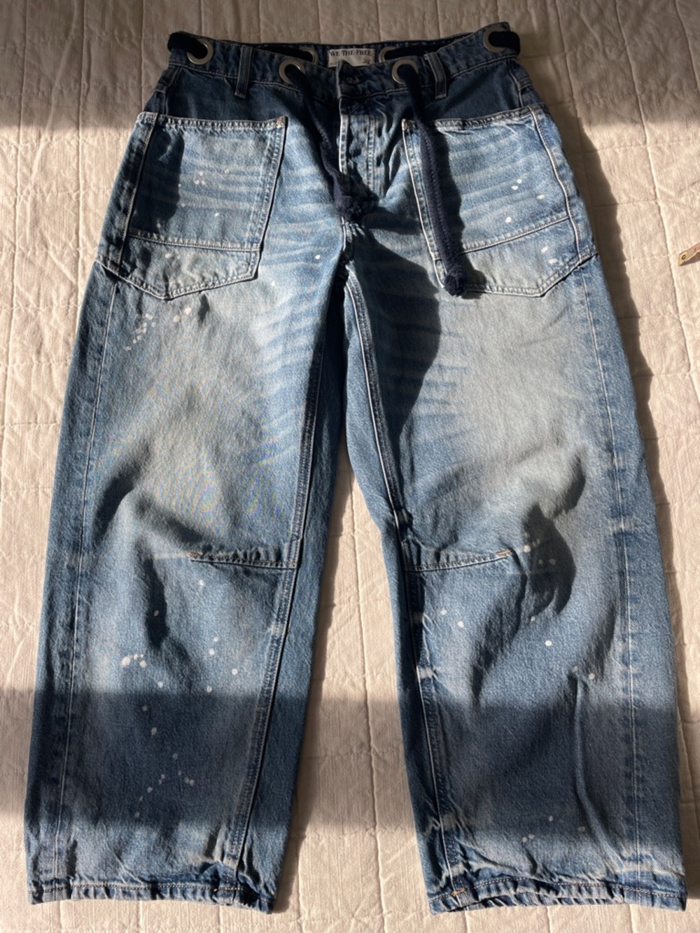 We The Free Moxie pull on jeans in Timeless Blue